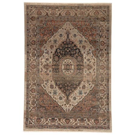 PAISAJE Irenea Medallion Tan & Ivory Area Rug , 7 ft. 10 in. x 11 ft. 1 in. PA1810883